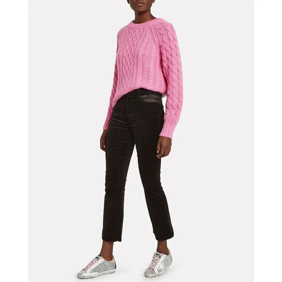 MOTHER Women's The Smooth Hustler Velvet‎ Jeans in Soft Skills Size 25 - Picture 1 of 12